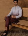 Grey Ombre Kurta Set