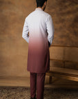 Grey Ombre Kurta Set