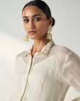 Vani Ivory Shirt Pant Set