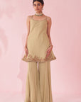 Genda Green Sharara Set