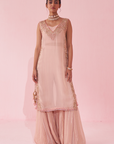 Geetika Blush Pink Sharara Set