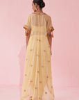 Gohar Yellow Cape Set