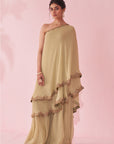 Gulbano Green Sharara Set