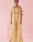 Guldana Yellow Cape Set