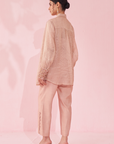 Gina Blush Pink Shirt Pant Set