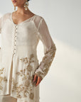 Tara Ivory Sharara Set