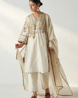 Roop Ivory Kurta Pant Set