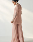 Tara Blush Pink Sharara Set -