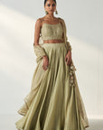 Rajita Green Lehenga Set