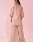 Gehna Blush Pink Sharara Set