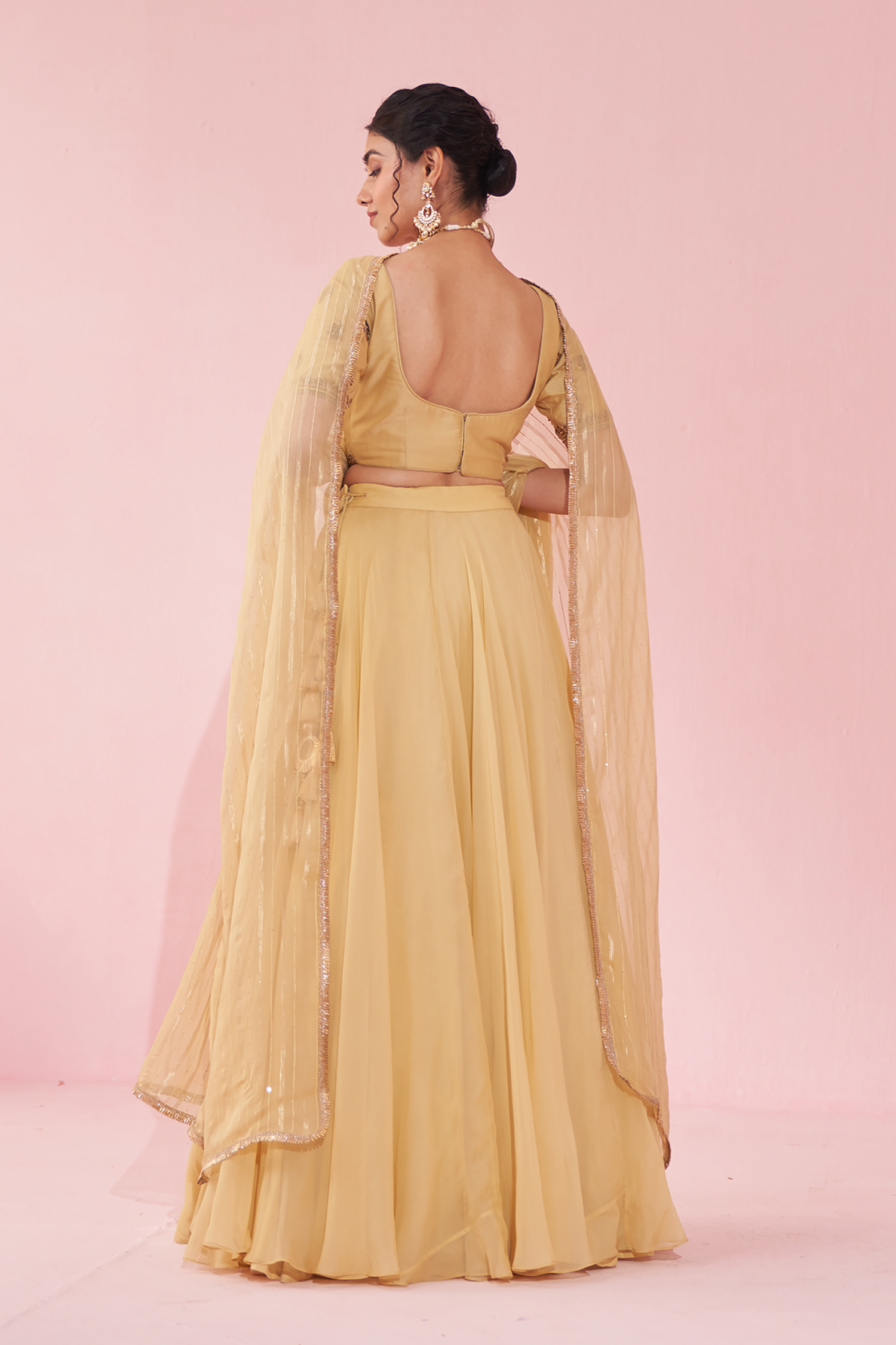Gulkand Yellow Lehenga Set