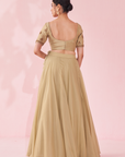 Gulkand Green Lehenga Set