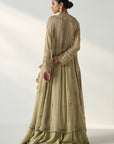 Zoya Green Cape Lehenga Set