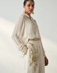 Vani Ivory Shirt Pant Set