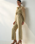 Padma Green Shirt Pant Set