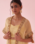 Guldana Yellow Cape Set