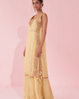 Geetika Yellow Sharara Set