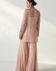 Tara Blush Pink Sharara Set -