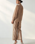 Padma Fawn Shirt Pant Set