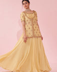 Gulmohar Yellow Lehenga Set