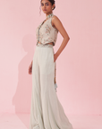 Gurnoor Ice Blue Sharara Set