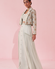 Gaarvi Ice Blue Lehenga Set