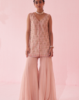 Ghaziya Blush Pink Sharara Set