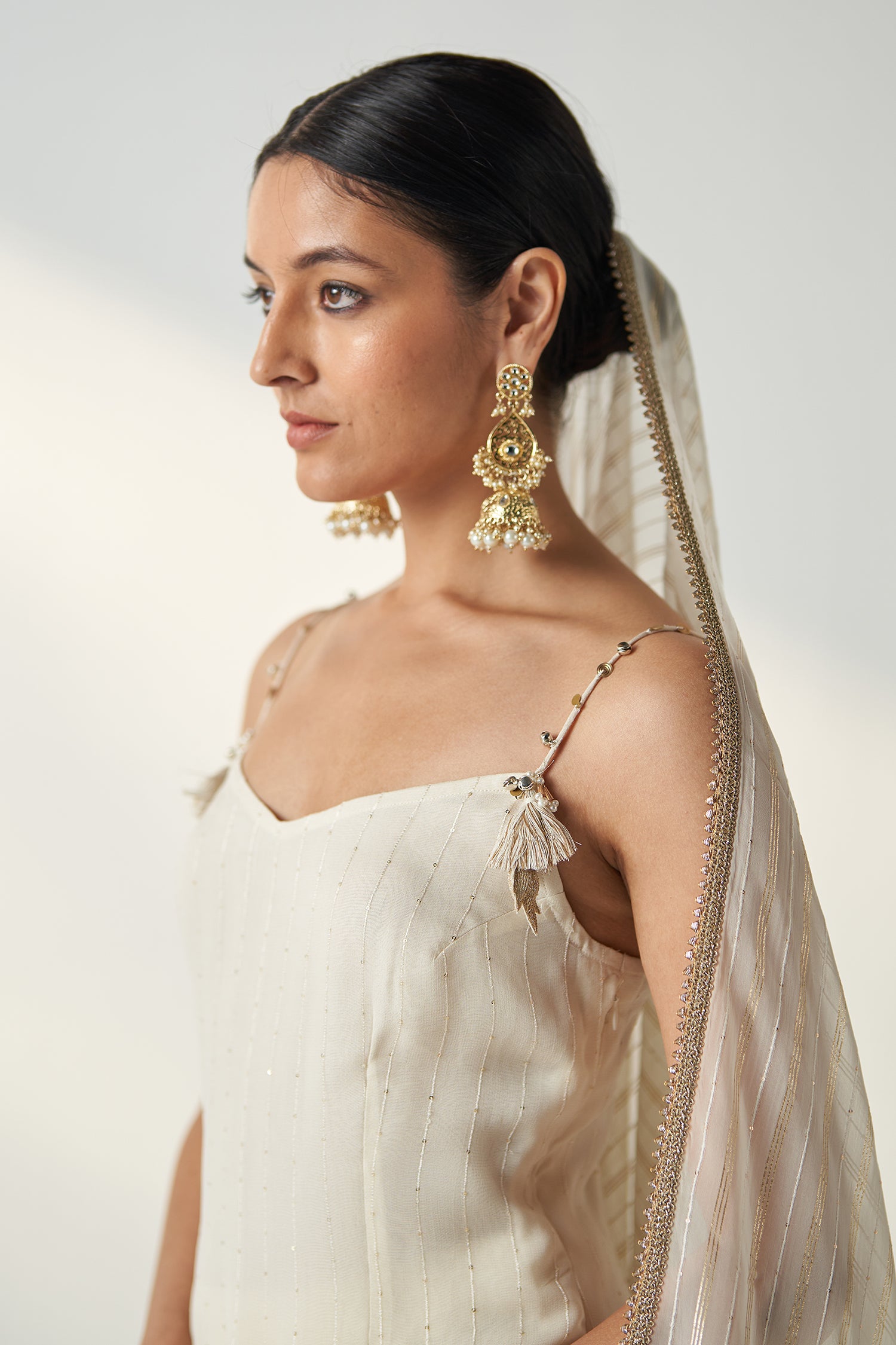 Pakhi Ivory Kurta Sharara Set