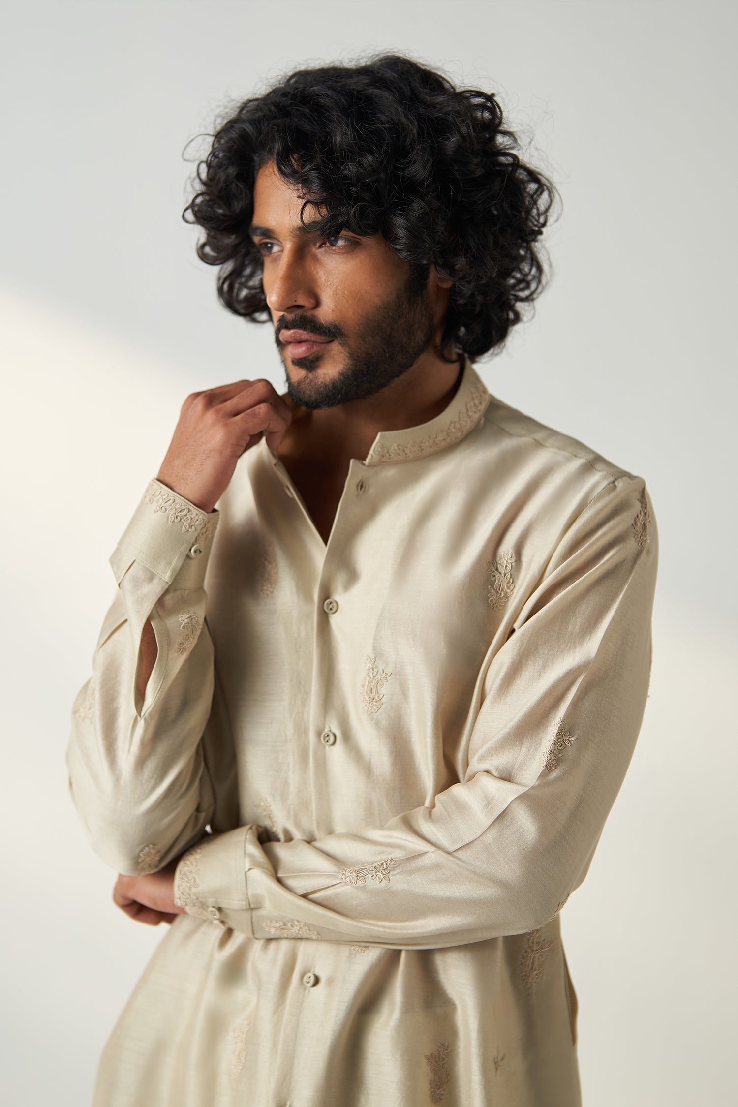 Aryan Kurta Pant Stole Set