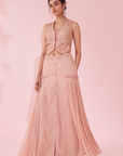 Gamya Blush Pink Lehenga Set