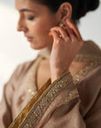 Palak Fawn Anarkali Pant Set