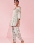 Geeta Ice Blue Kurta Set