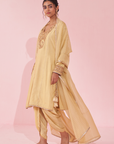 Gulnar Yellow Kurta Set