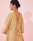 Gulzar Yellow Anarkali Set