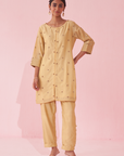 Gulbadam Yellow Co-Ord Set