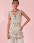 Ghaziya Ice Blue Sharara Set