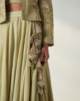 Radha Green Jacket Lehenga Set