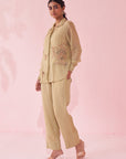Gulmina Green Shirt Pant Set