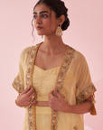 Guldana Yellow Cape Set