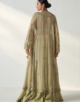 Zoya Green Cape Lehenga Set