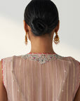 Prisha Blush Pink Cape Gharara Set