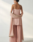 Pakhi Blush Pink Kurta Sharara Set