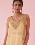 Geetika Yellow Sharara Set