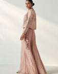 Sadhana Blush Pink Jacket Sharara Set