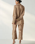 Oorvi Fawn Shirt Pant Set