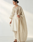 Roop Ivory Kurta Pant Set