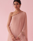 Gulbano Blush Pink Sharara Set
