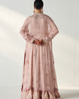 Zoya Blush Pink Cape Lehenga Set