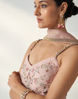 Osha Blush Pink Sharara Set