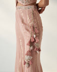 Ridhi Blush Pink Gilet Sharara Set
